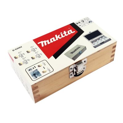 ชุดดอกเร้าเตอร์ 4 ตัว ก้าน 1/4 MAKITA รุ่น D-53562