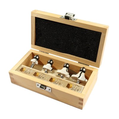 ชุดดอกเร้าเตอร์ 4 ตัว ก้าน 1/4 MAKITA รุ่น D-53562