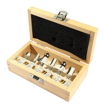 ชุดดอกเร้าเตอร์ 6 ตัว ก้าน 1/4 MAKITA รุ่น D-53578