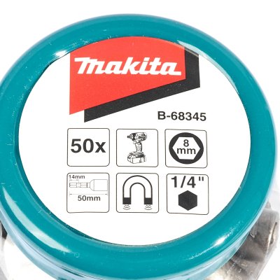 ชุดดอกไขควงบล็อค 8MM แม่เหล็ก MAKITA (50 ชิ้น/แพ็ค)