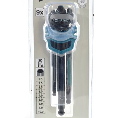 ชุดประแจหกเหลี่ยมยาว MAKITA 1.5-10 มม. รุ่น MPB-65894
