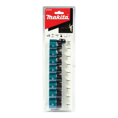 ชุดลูกบล๊อก SQ MAKITA รุ่น MPB-55762 พร้อมข้อต่อหกเหลี่ยม (1/2"/3/8")