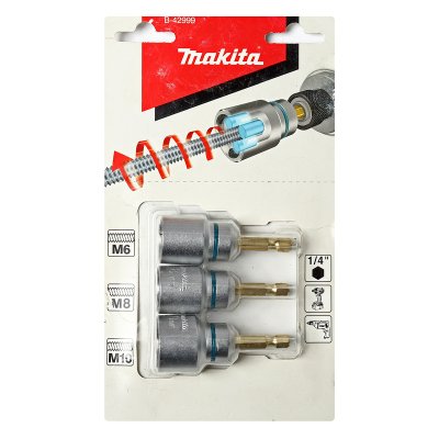 ชุดลูกบล๊อกขันสตัด 3 ชิ้น MAKITA รุ่น B-42999 (M6+M8+M10)