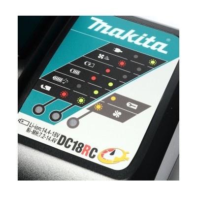 ชุดแบตเตอรี่ MAKITA BL1860B X2 + DC18RC + กล่องเครื่องมือ รุ่น MKP1RG182
