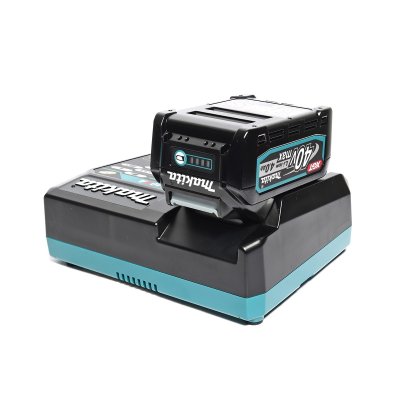 ชุดแบตเตอรี่+แท่นชาร์จ MAKITA 40V BL4040x2 + DC40RA + BOX