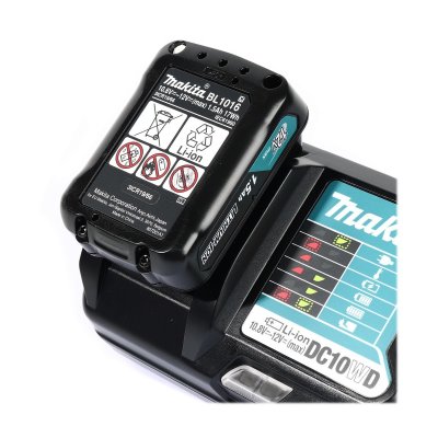 ชุดแบตเตอรี่และแท่นชาร์จ MAKITA 12V MAX รุ่น MKP1WY122 (BL1016 x2 + DC10WD + กล่อง)