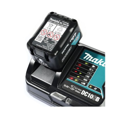 ชุดแบตเตอรี่และแท่นชาร์จ MAKITA 12V รุ่น MKP1SM122 (BL1041B x2 + DC10SB + กล่อง MAKPAC)