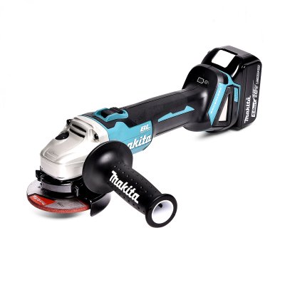 ชุดแบตเตอรี่และแท่นชาร์จคู่ MAKITA รุ่น MKP4PT1831 (BL1850B x3 + แท่นชาร์จ DUO + เครื่องเจียร DGA)