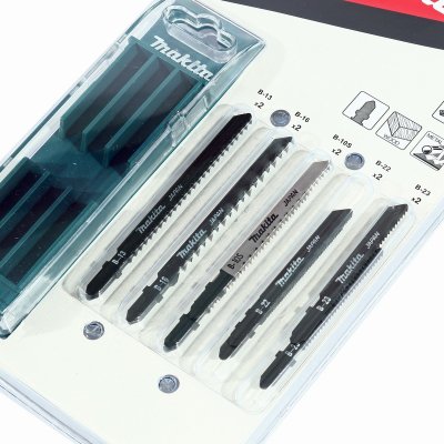 ชุดใบเลื่อยจิ๊กซอว์ 10 ใบ คละแบบ พร้อมกล่อง MAKITA รุ่น B-44410