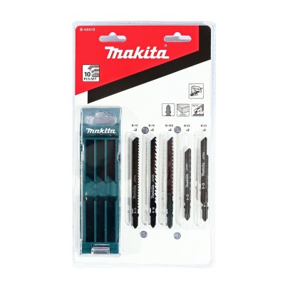 ชุดใบเลื่อยจิ๊กซอว์ 10 ใบ คละแบบ พร้อมกล่อง MAKITA รุ่น B-44410