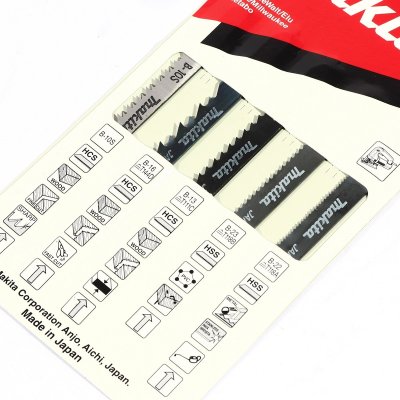 ชุดใบเลื่อยจิ๊กซอว์ 5 ใบ คละแบบ สำหรับงานตัดไม้และวัสดุทั่วไป MAKITA รุ่น A-86898