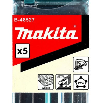 ชุดใบเลื่อยจิ๊กซอว์ 5 ใบ เกรด SUP พร้อมกล่อง MAKITA รุ่น B-48527
