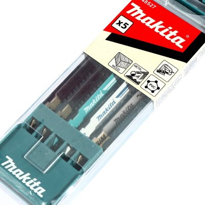 ชุดใบเลื่อยจิ๊กซอว์ 5 ใบ เกรด SUP พร้อมกล่อง MAKITA รุ่น B-48527