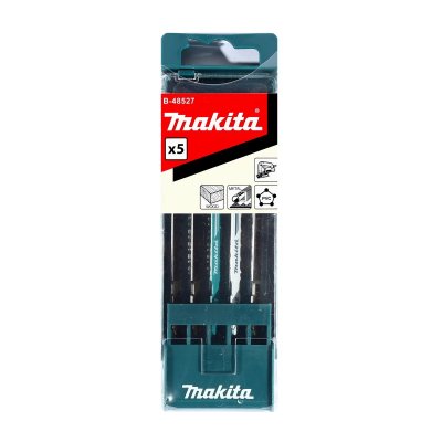 ชุดใบเลื่อยจิ๊กซอว์ 5 ใบ เกรด SUP พร้อมกล่อง MAKITA รุ่น B-48527