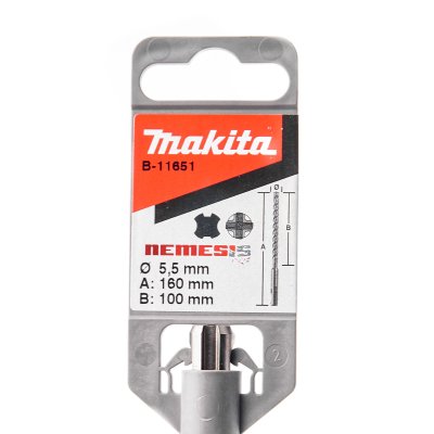 ดอก MAKITA SDS PLUS NEMESIS 5.5X160MM