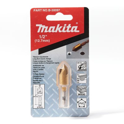 ดอกคว้านหัวเรียบ ก้าน HEX 82 องศา MAKITA รุ่น MPB-30097 (1/2"/3/4"/5/8")