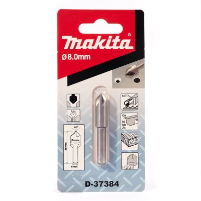 ดอกคว้านหัวเรียว (Countersink) MAKITA รุ่น D-37384 ขนาด 8 มม. มุม 90 องศา