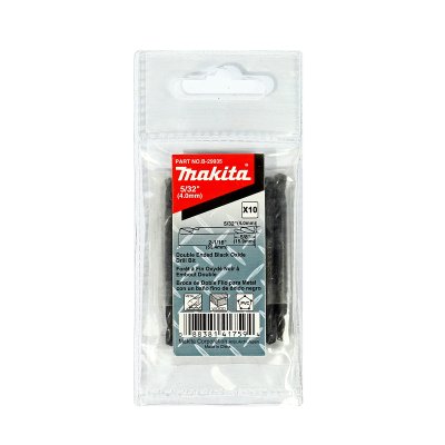 ดอกสว่าน 2 หัว HSS 5/32"x2-3/16" MAKITA รุ่น MPB-29935 (10PCS/1PAC)