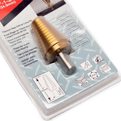ดอกสว่านขั้นบันได 13/16"-1-3/8" ร่องตรง TI-N MAKITA รุ่น MPB-31077