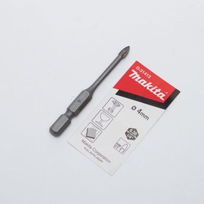 ดอกเจาะกระจก MAKITA 4 x 65 มม. ก้านหกเหลี่ยม รุ่น D-31413