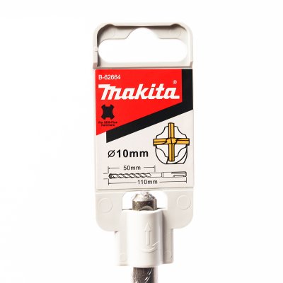 ดอกเจาะปูน MAKITA SDS-PLUS ขนาด 10X110 มม. รุ่น B-62664