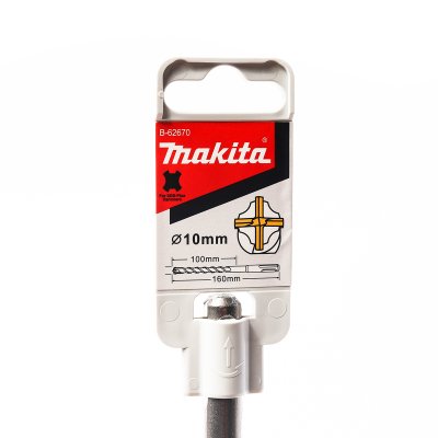 ดอกเจาะปูน MAKITA SDS-PLUS ขนาด 10X160 มม. รุ่น B-62670