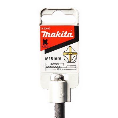 ดอกเจาะปูน MAKITA SDS-PLUS ขนาด 10X260 มม. รุ่น B-62692