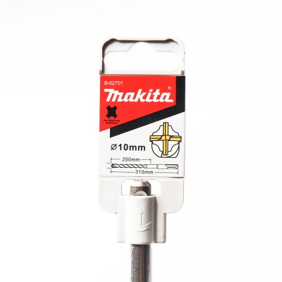 ดอกเจาะปูน MAKITA SDS-PLUS ขนาด 10X310 มม. รุ่น B-62701