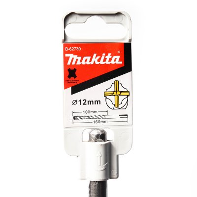 ดอกเจาะปูน MAKITA SDS-PLUS ขนาด 12X160 มม. รุ่น B-62739