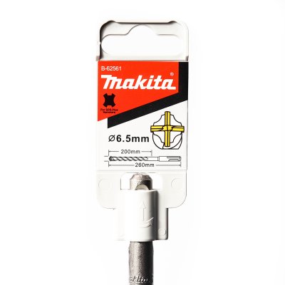 ดอกเจาะปูน MAKITA SDS-PLUS ขนาด 6.5X260 มม. รุ่น B-62561