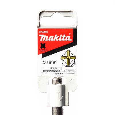 ดอกเจาะปูน MAKITA SDS-PLUS ขนาด 7X160 มม. รุ่น B-62583
