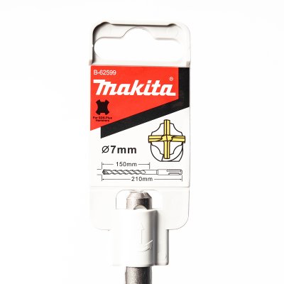 ดอกเจาะปูน MAKITA SDS-PLUS ขนาด 7X210 มม. รุ่น B-62599