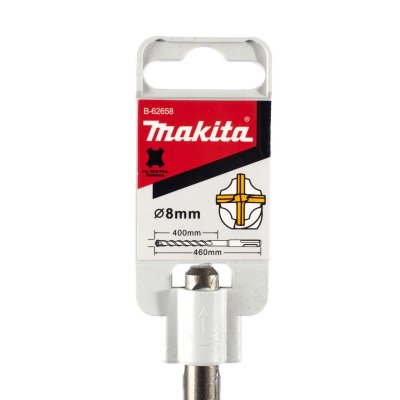 ดอกเจาะปูน MAKITA SDS-PLUS ขนาด 8X460 มม. รุ่น B-62658