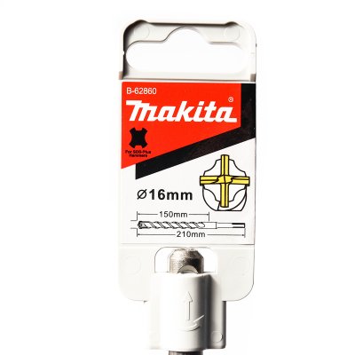 ดอกเจาะปูน SDS-PLUS MAKITA รุ่น B-62860 (16X210 มม.)