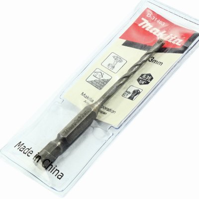 ดอกเจาะปูนก้านหกเหลี่ยม 3X80มม. MAKITA รุ่น D-31463
