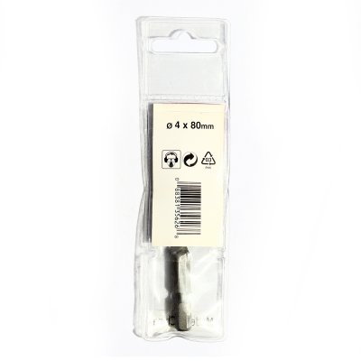 ดอกเจาะปูนก้านหกเหลี่ยม 4X80มม. MAKITA รุ่น D-31479