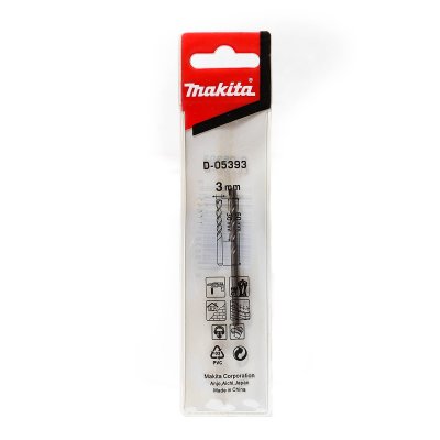 ดอกเจาะปูนตรง MAKITA 3 มม. X 60 มม. รุ่น D-05393/D-05228