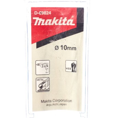 ดอกเจาะเหล็ก HSS-G MAKITA รุ่น MPD-09824 ขนาด 10MM-31/64"-1/4" (1 ดอก)