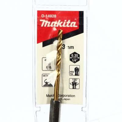 ดอกเจาะเหล็กก้านหกเหลี่ยม MAKITA ขนาด 3–13 มม. รุ่น MP007910