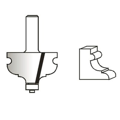 ดอกเร้าเตอร์ COVE MOULDING BIT MAKITA รุ่น MPD-50164