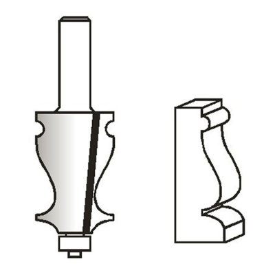 ดอกเร้าเตอร์ FISH HANDRAIL BIT MAKITA รุ่น MPD-50158