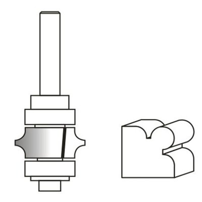 ดอกเร้าเตอร์ FULL BEAD BIT MAKITA รุ่น MPD-50136