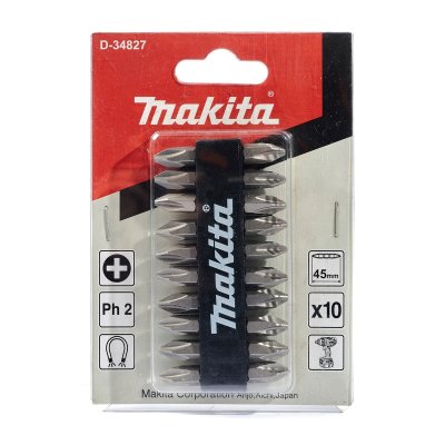ดอกไขควง PH2x45 (10 ดอก/ชุด) MAKITA รุ่น MP000588S