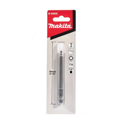 ดอกไขควง TORX T-15 MAKITA แบบยาว รุ่น B-59900 (90/150 มม.)
