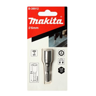ดอกไขควงหัวลูกบล็อกแม่เหล็ก 6x50MM (M3.5) MAKITA รุ่น MPB-38912