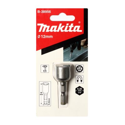 ดอกไขควงหัวลูกบล๊อกแม่เหล็ก MAKITA รุ่น B-38956 (12X50 มม. M8)