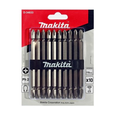 ดอกไขควงหัวแม่เหล็ก PH2x110 สองหัว MAKITA รุ่น MP000589A