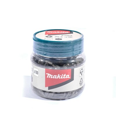 ดอกไขควงแฉก PH-2 MAKITA 25 มม. ชุด 100 ดอก รุ่น MPB-24876