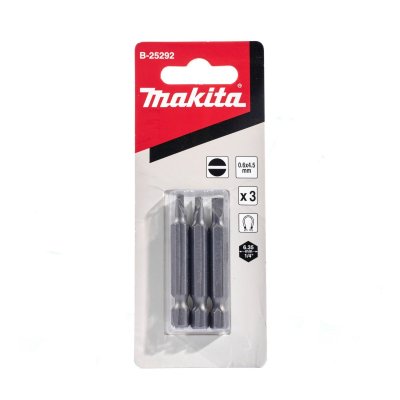 ดอกไขควงแบน SL-4.5x50MM MAKITA รุ่น MPB-25292 (3ดอก/ชุด)