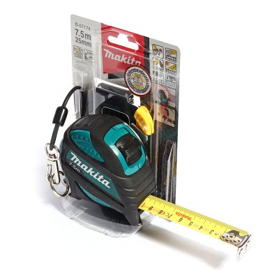 ตลับเมตร MAKITA 7.5 ม. x 25 มม. หน่วยมิล พร้อม Safety Cord รุ่น MPB-57174